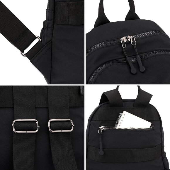 Stylish Mini Nylon Daypack for Women - 11L Lightweight Casual Backpack main image 6